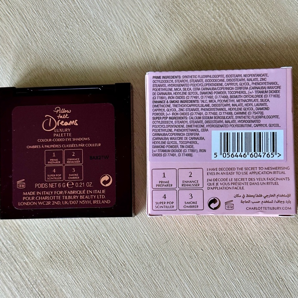 Charlotte Tilbury Pillow Talk Dreams Eyeshadow Palette NIB - Picture 3 of 5